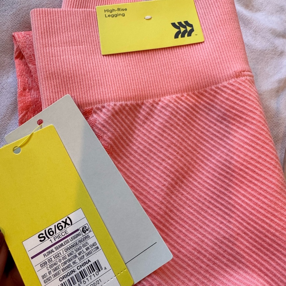 Kids High-Rise Leggings - size 6